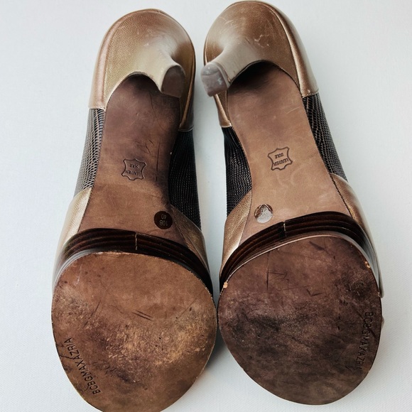 BCBGMAXAZRIA Women’s Classic Slip On Open Toe High Heels Size 10B - Picture 5 of 7